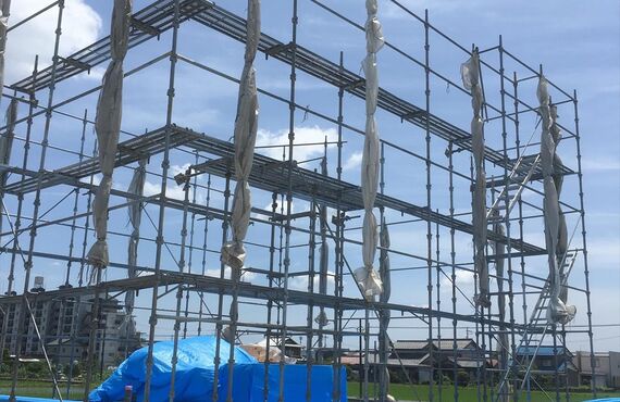 各務原市で足場工事の業者をお探しなら山本工業株式会社まで